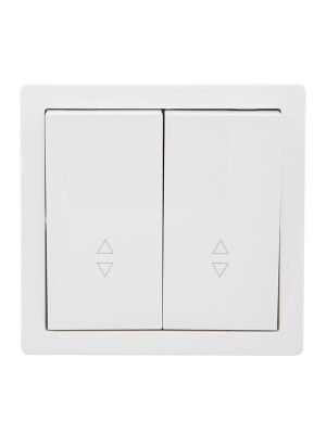 Выключатель проходной 2-кл. ОП LETO бел. LEZARD 752-0200-106