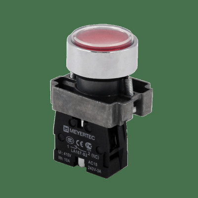 Кнопка плоская 1NС IP67 металл MTB2-BAF42 красн. ОВЕН 132650