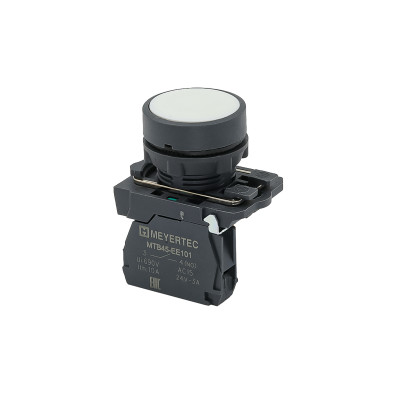Кнопка плоская 1NO IP65 пластик MTB5-AA11 бел. ОВЕН 137224