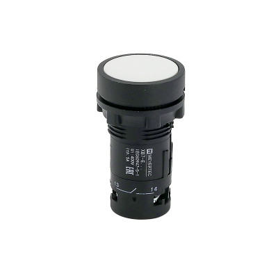Кнопка плоская 1NO IP54 пластик MTB7-EA11 бел. ОВЕН 132687