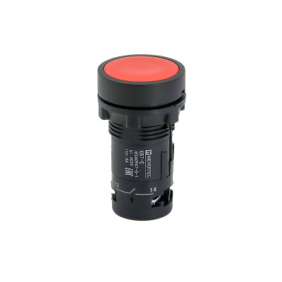 Кнопка плоская 1NO+1NC IP54 пластик MTB7-EA45 красн. ОВЕН 132686