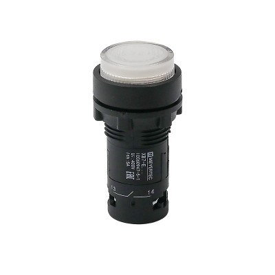 Кнопка выступающая с подсветкой 1NO 24В AC/DC IP54 пластик MTB7-EW31611 бел. ОВЕН 132717