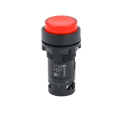 Кнопка выступающая с подсветкой 1NС 24В AC/DC IP54 пластик MTB7-EW34621 красн. ОВЕН 132723