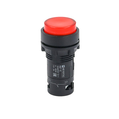 Кнопка выступающая с подсветкой 1NС 220В AC IP54 пластик MTB7-EW34626 красн. ОВЕН 132722