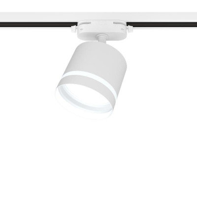 Светильник трековый ARTLINE поворотный 85х85х80мм GX53 230В алюм./пластик. 4кв.м бел Ritter 59865 1