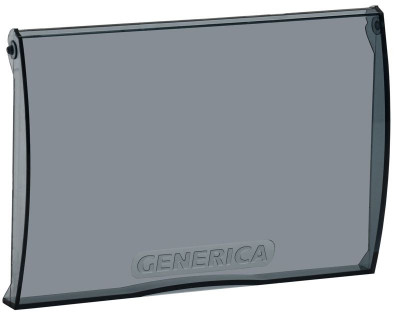 Дверца для корпуса пластикового ЩРН(В)-П-8 GENERICA MKP10D-DV-08-K08-G