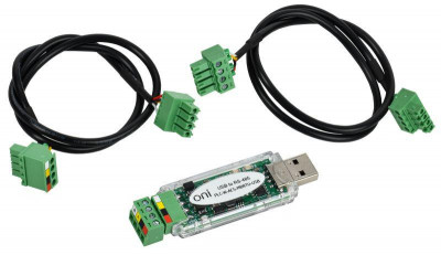 Преобразователь интерфейсов USB-RS485 ПЛК W. ONI PLC-W-ACS-MBRTU-USB