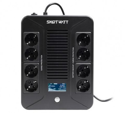 Источник бесперебойного питания UPS SAFE PRO LCD 800 SmartWatt 3703020280002