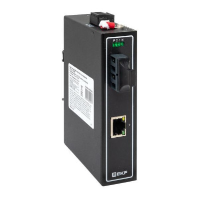 Медиаконвертер 10/100/1000Base-TX в 1000Base-X разъем SC двойн. одномодовое оптоволокно 1310нм TSX EKF TSX-MC-1GX1GT-SC