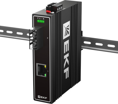 Медиаконвертер 10/100/1000Base-TX в 1000Base-X разъем SC двойн. одномодовое оптоволокно 1550нм TSX EKF TSX-MC1-1GX1GT-SC