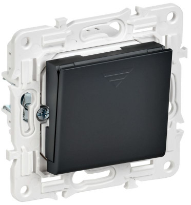 Выключатель карточный SKANDY 30А SK-V15Bl черн. IEK SK-V11-0-10-K02