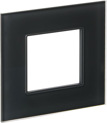 Рамка 1-м SKANDY SK-F21G стекло графит IEK SK-M12-G-K53