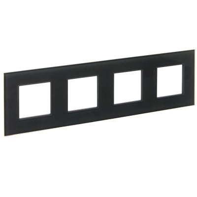 Рамка 4-м SKANDY SK-F24G стекло графит IEK SK-M42-G-K53