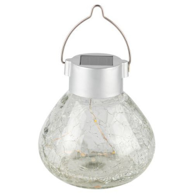 Светильник уличный ERASF23-26 Лампочка бел. на солнечной батарее 11.2х11.2х11.4см 1LED ЭРА Б0062373