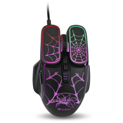 Мышь MG520 игровая проводная 1200-3600dpi черн. Intro Б0056131