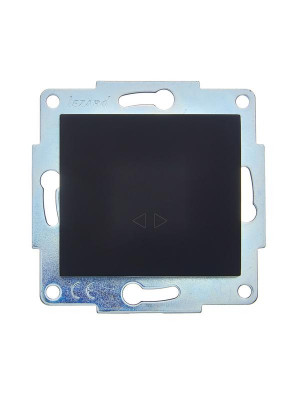 Выключатель промежуточный 1-кл.СП ASTI 10А IP20 механизм черн. бархат LEZARD 7081-4288-107