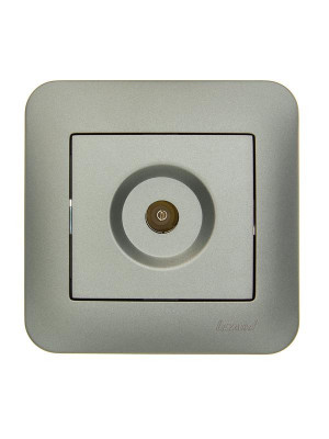 Розетка телевизионная оконечная TV СП ASTI IP20 в сборе платина. LEZARD 7081-3535-130