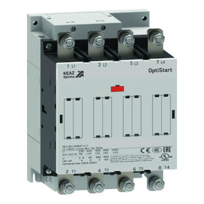 Контактор OptiStart K-AF-400-40-00-E400 с катушкой AC/DC с электронным управлением КЭАЗ 370946