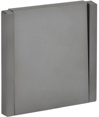 Выключатель перекрестный 1-кл. СП FORTE&PIANO 10А FP512 сталь IEK FP-V13-0-10-1-K46