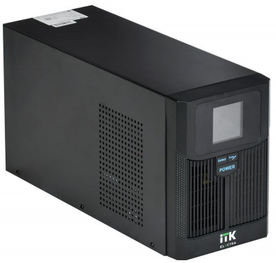 Источник бесперебойного питания ELECTRA LT 1.5кВА/1.2кВт с АКБ 2х7А.ч USB Schuko ITK ELT-1500VA-1-002-S