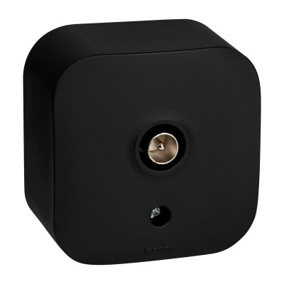 Розетка телевизионная TV 1-м ОП Quteo IP20 с топологией 