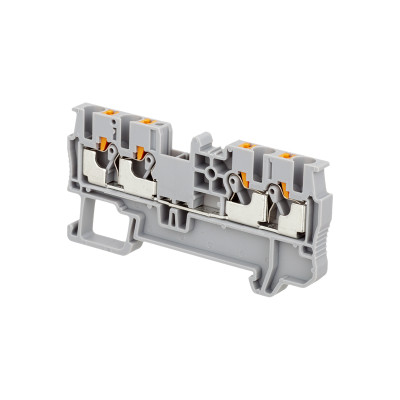 Клемма push-in четырехпроводная 2.5мм MTP-FO2.5 ОВЕН 136789