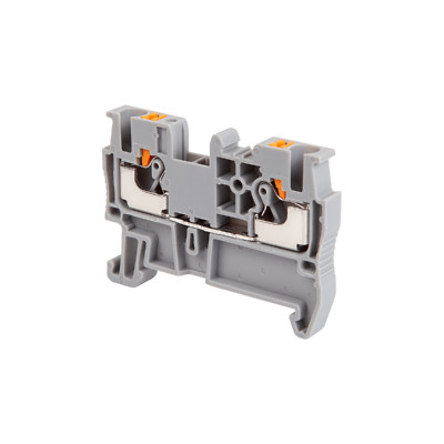 Клемма push-in проходная 2.5кв.мм сер. MTP-2.5 ОВЕН 136784