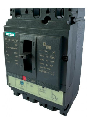 Выключатель автоматический MCCB BA-TM-160L/3P 25А (термомагнитый ТМ ICU:50KA) ELTEC 1200025