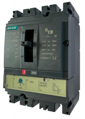 Выключатель автоматический MCCB BA-TM-160L/3P 63А (термомагнитый ТМ ICU:50KA) ELTEC 1200063