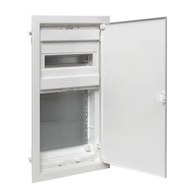 Щит комбинированный встраив. Nova 1 DIN-рейка + 2 монтаж. платы 3 габарит IP41 с пластик. дверью EKF nv-cb-pd-1+2