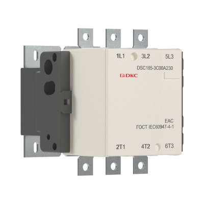 Контактор магнитный DSC185-3C00A230 185А 90кВт (AC3) 220В AC YON DSC185-3C00A230
