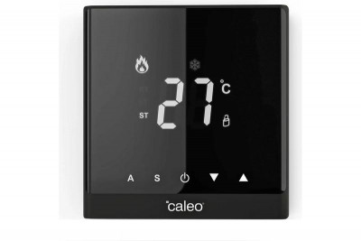 Терморегулятор C732 встраиваемый цифровой 3.5кВт черн. CALEO 0К-00000781