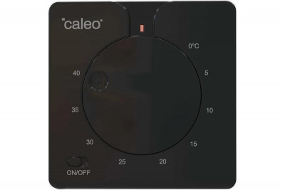 Терморегулятор C430 black встраиваемый аналоговый 3.5кВт CALEO 0К-00000791