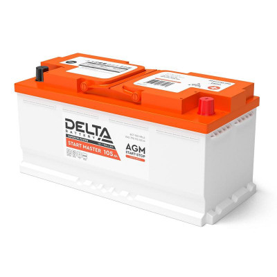Аккумулятор 12В 105А.ч START MASTER 12105 Delta 3401010420001