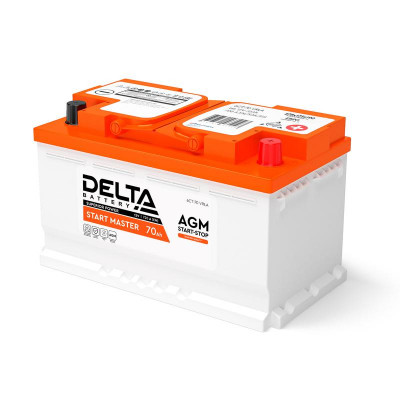 Аккумулятор 12В 70А.ч START MASTER 1270 Delta 3401010420008