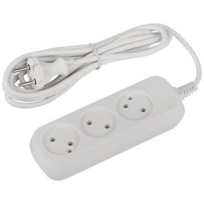 Удлинитель 3х3м без заземл. ПВС 2х0.75 UDL-10-330 Greenline Эра Б0065072