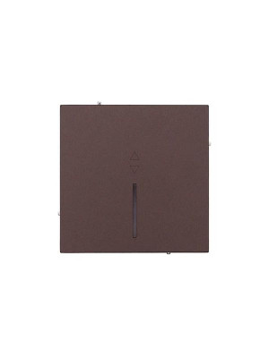 Выключатель проходной 1-кл. с индик. СП ZIMA IP20 10А безвинт. зажим шоколад LEZARD 704-7388-114QC