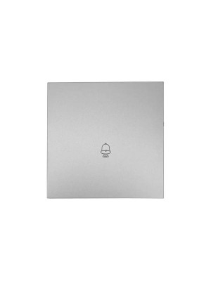 Кнопка звонка СП ZIMA IP20 безвинт. зажим сер. матов. LEZARD 704-7488-103QC