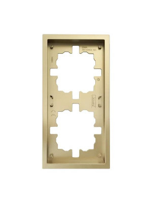 Рамка 2-мест. горизонт. ZIMA зол. LEZARD 704-3600-147