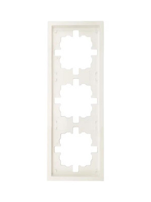 Рамка 3-мест. горизонт. ZIMA слон. кость LEZARD 704-9000-148