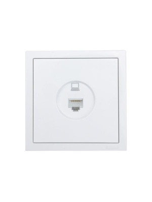 Розетка компьютерная 1-мест. СП ZIMA кат.5 бел. LEZARD 704-0288-139