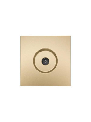 Розетка ТВ оконечная СП ZIMA IP20 зол. LEZARD 704-3688-130