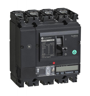 Выключатель автоматический SPC100 150кА S5.2E 4P4D 100А SE SPC100L10052E4DFC