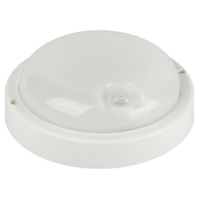 Светильник светодиодный SPB-201-3-65K-012 12Вт 6500К IP65 1140лм ЖКХ с ИК датчиком движения бел. Эра Б0062557