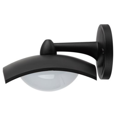 Светильник светодиодный садово-парковый ДБУ 07-8-004 Дели 4 8Вт 3000К IP44 4 гранный настенный черн. Эра Б0064289