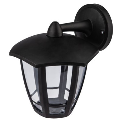 Светильник светодиодный садово-парковый ДБУ 07-8-006 Дели 3 8Вт 3000К IP44 6 гранный настенный черн. Эра Б0064274