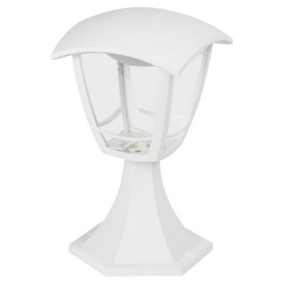 Светильник светодиодный садово-парковый ДТУ 07-8-001 Валенсия 8Вт 3000К IP44 4 гранный напольный бел. Эра Б0064284