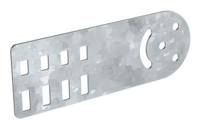 Пластина шарнирная H=80мм HDZ IEK CLM51D-PSH-080-HDZ