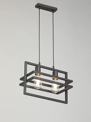 Люстра V2861-1/2S 2xE27 макс. 40Вт Vitaluce V2861-1/2S