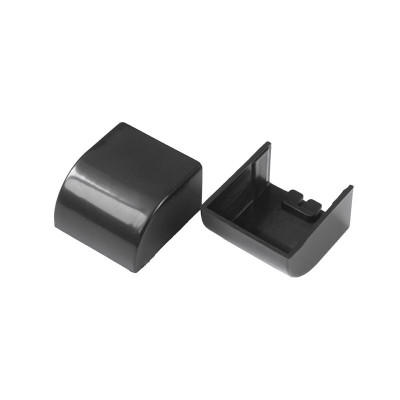 Заглушка для лотка 20х10 черн. (уп.4шт) Промрукав PR08.12918